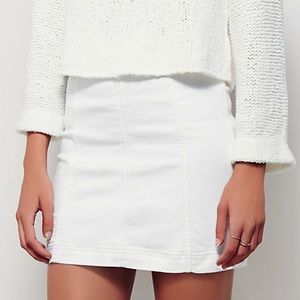 FREE PEOPLE Modern Femme Miniskirt